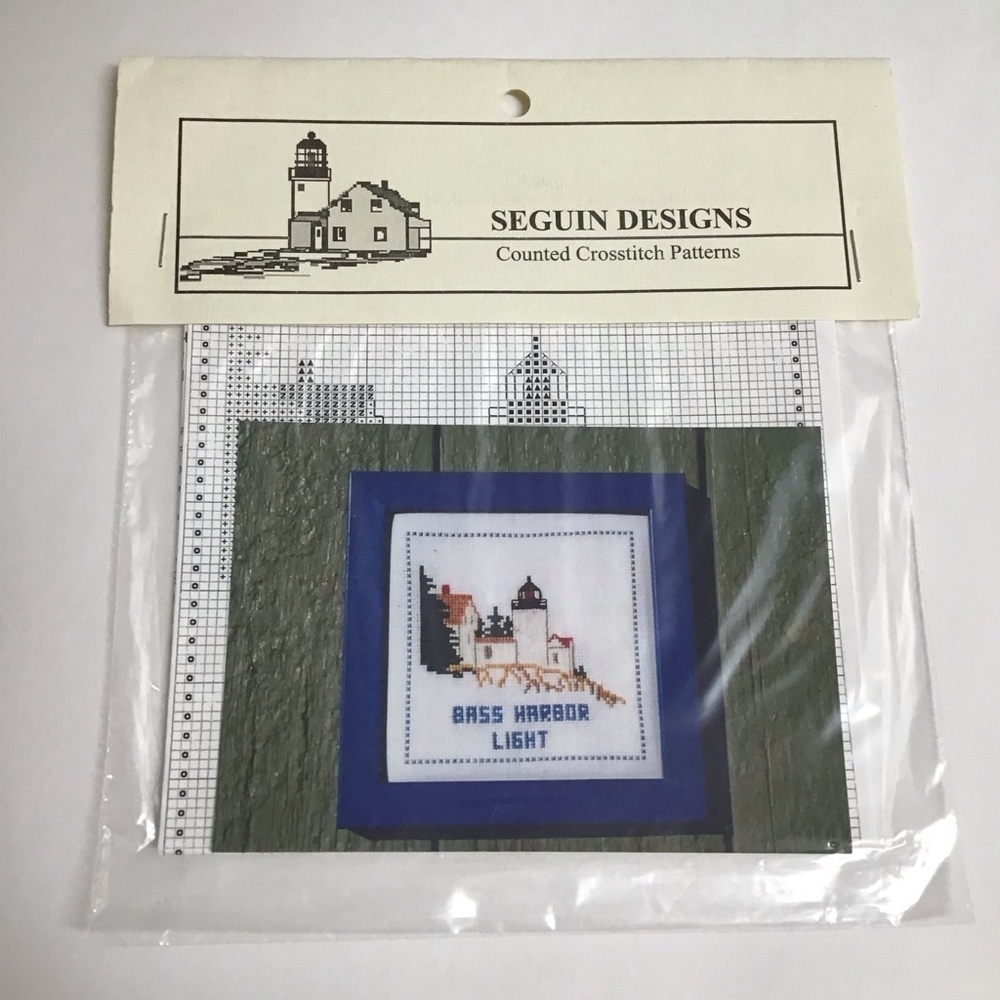 Bass Harbor Light Lighthouse ME Seguin Designs Counted Cross Stitch PATTERN ONLY